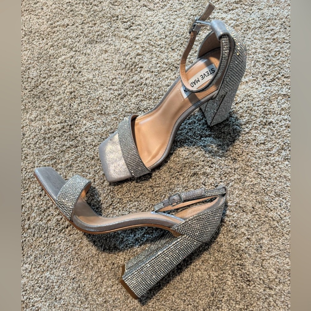 STEVE MADDEN Rhinestone Heels
